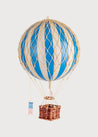 Striped Medium Hot Air Balloon in Blue Toys  from Pepa London