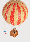 Striped Medium Hot Air Balloon in Red Toys  from Pepa London