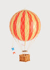 Striped Medium Hot Air Balloon in Red Toys  from Pepa London