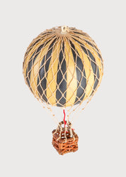 Striped Small Hot Air Balloon in Black Toys  from Pepa London