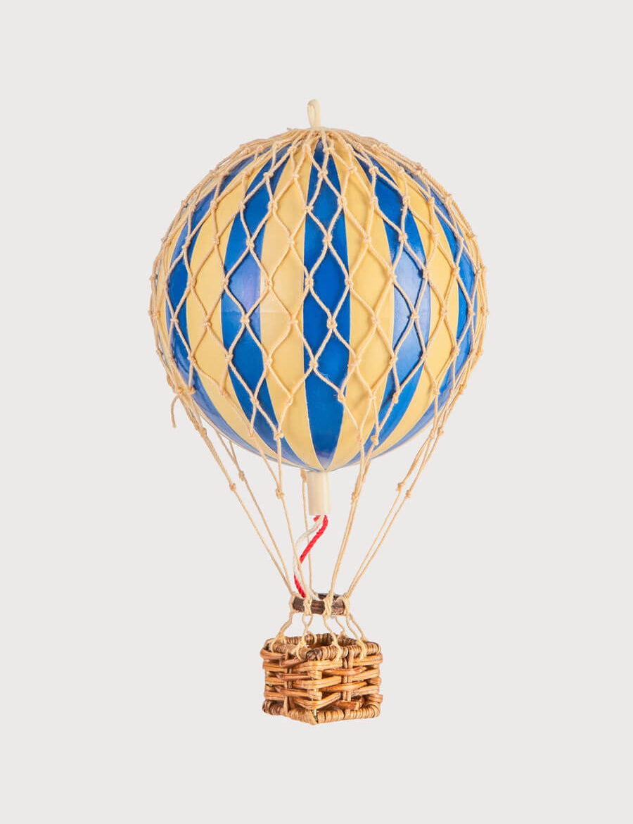 Striped Small Hot Air Balloon in Blue Toys  from Pepa London