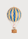 Striped Small Hot Air Balloon in Blue Toys  from Pepa London