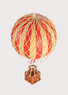 Striped Small Hot Air Balloon in Red Toys  from Pepa London