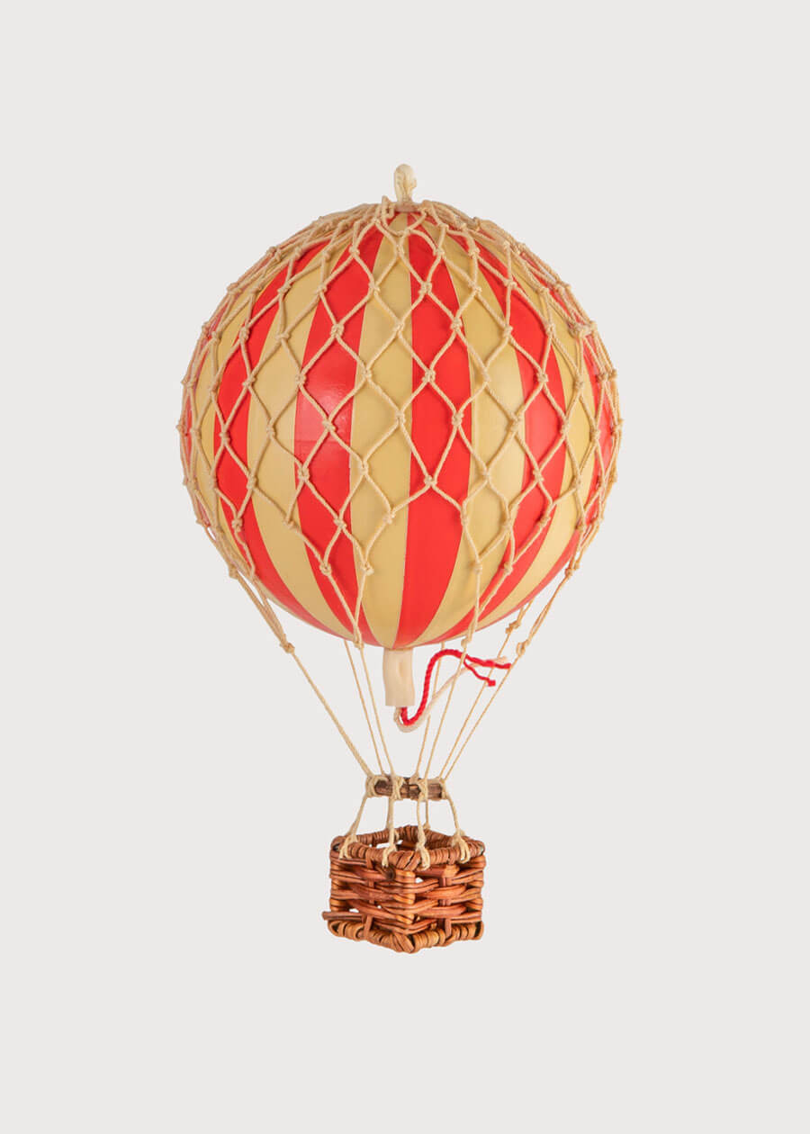 Striped Small Hot Air Balloon in Red Toys  from Pepa London
