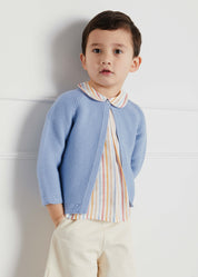 Faux Pocket Elasticated Waist Shorts in Ivory (12mths-4yrs) Shorts from Pepa London