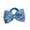 Blue Medium Bow Hair Tie Hair Accessories  from Pepa London