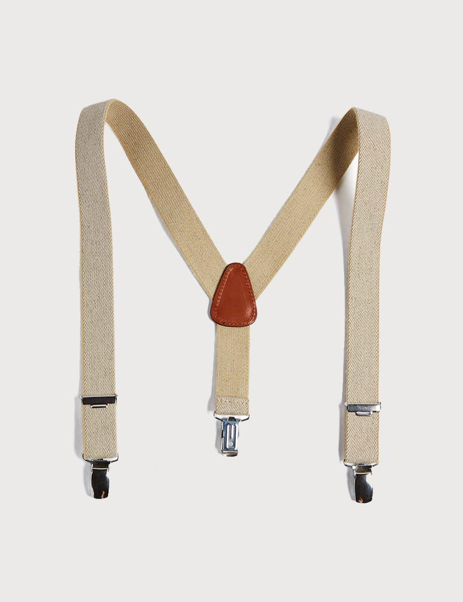 Cream Braces Belts & Braces  from Pepa London