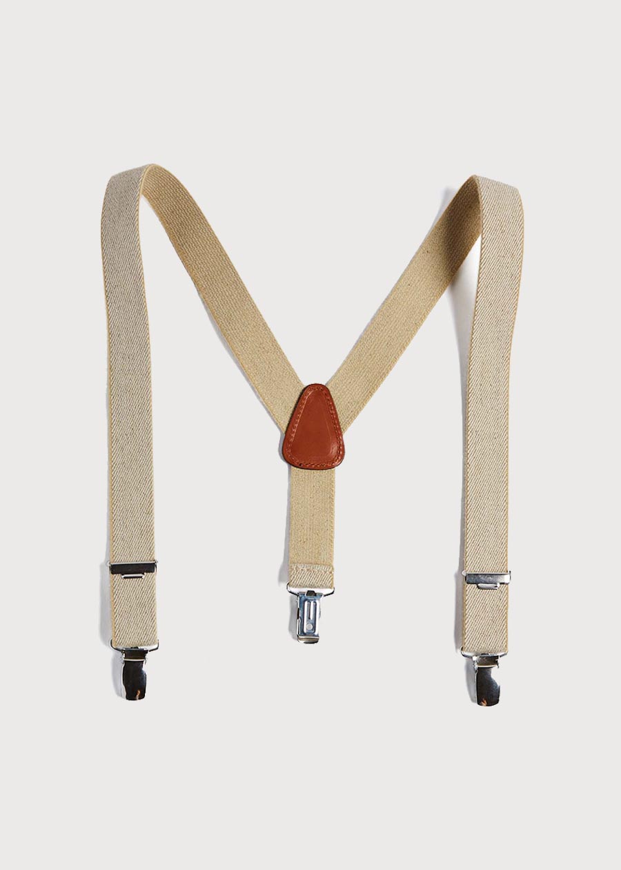 Cream Braces Belts & Braces  from Pepa London