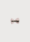 Light Pink Small Bow Clip Hair Accessories  from Pepa London