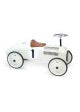 White Vintage Metal Car TOYS from Pepa London